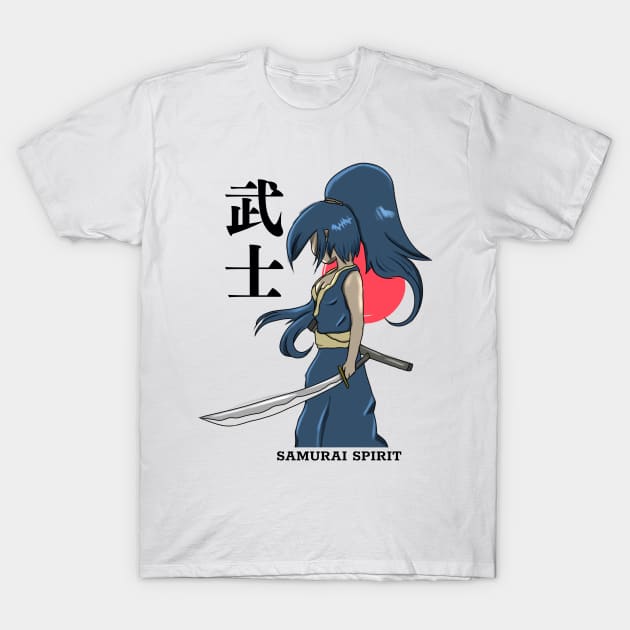 Samurai T-Shirt T-Shirt by Melchi